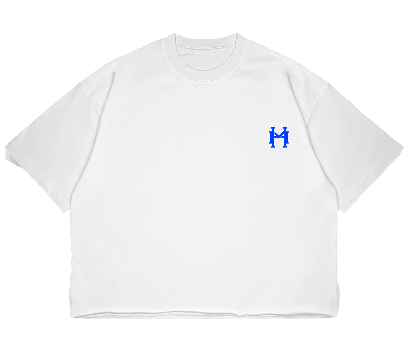 Blue hidden tee
