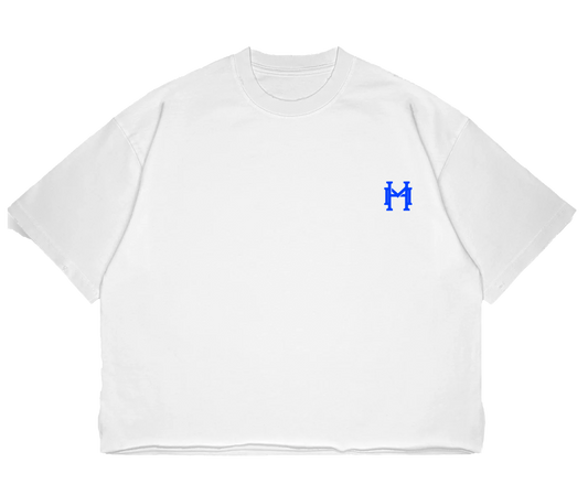 Blue hidden tee